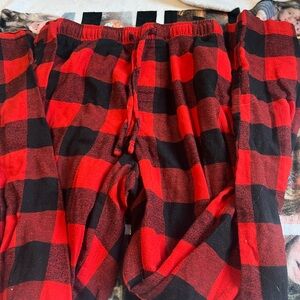 Sonoma Red and Black Plaid Sleepwear